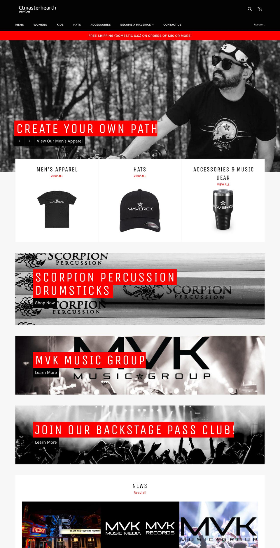 ctmasterhearthservices.com shopify website screenshot