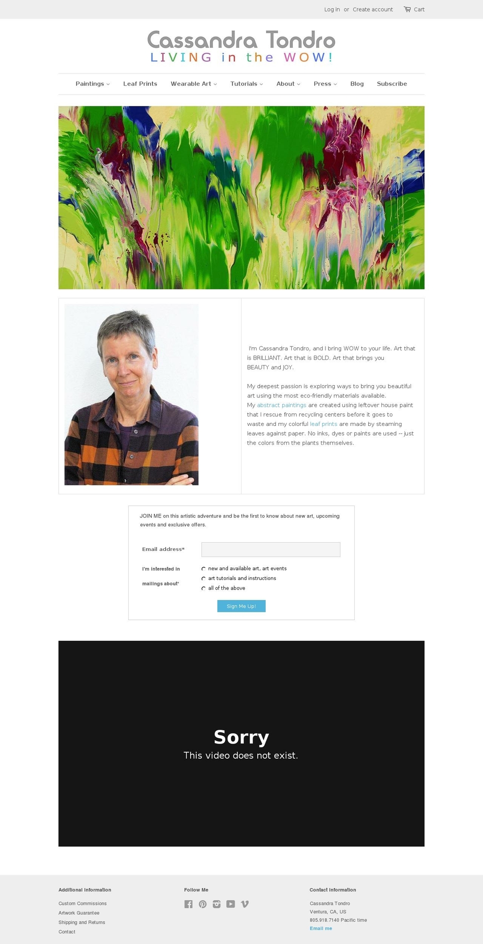 ctondro.com shopify website screenshot