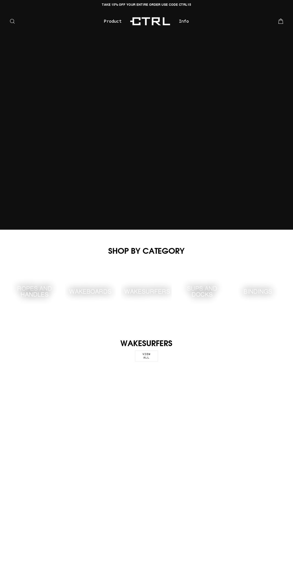 ctrlwake.com shopify website screenshot