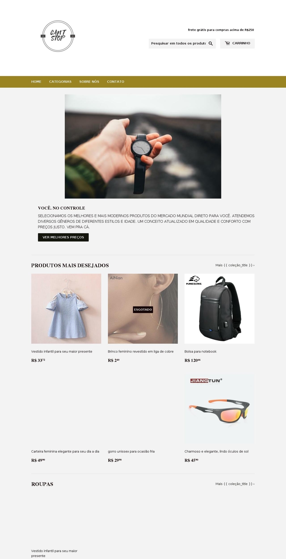 ctstop.com — Shopify storefront screenshot