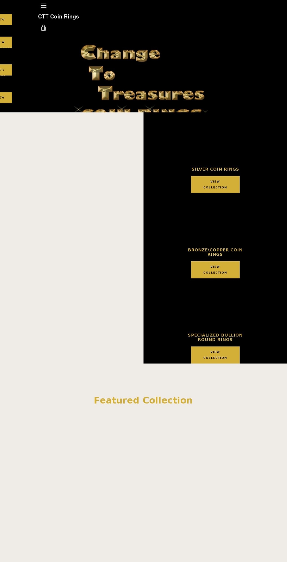 cttcoinrings.com — Shopify storefront screenshot