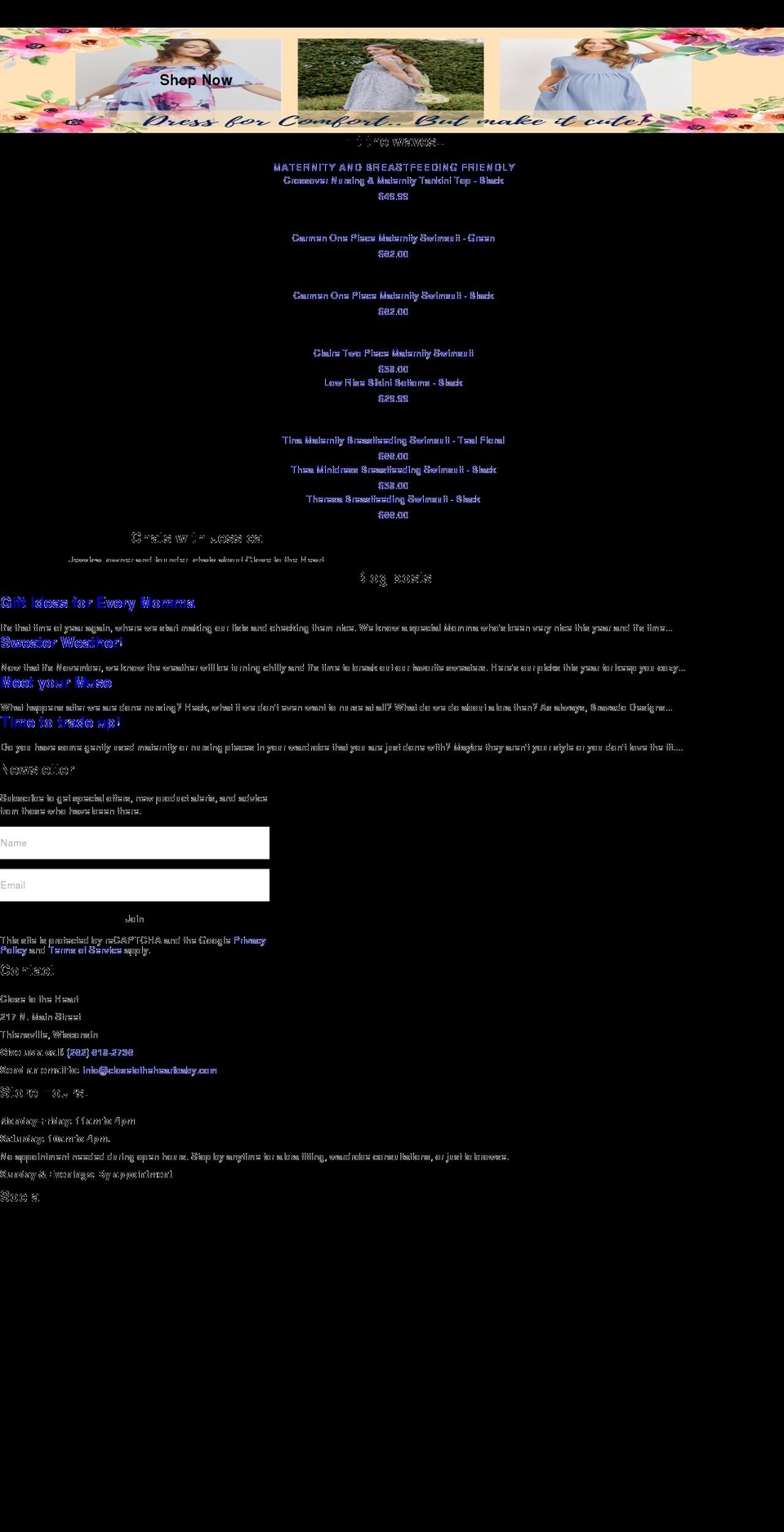 ctthboutique.com shopify website screenshot