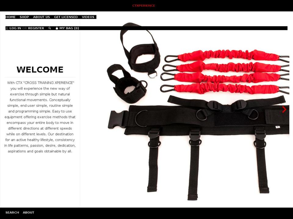 ctxperience.com shopify website screenshot