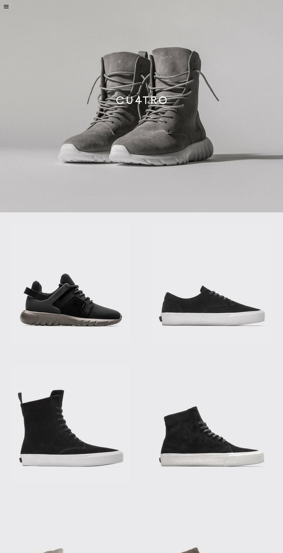CU4TRO (Live) Shopify theme site example cu4troshoes.com