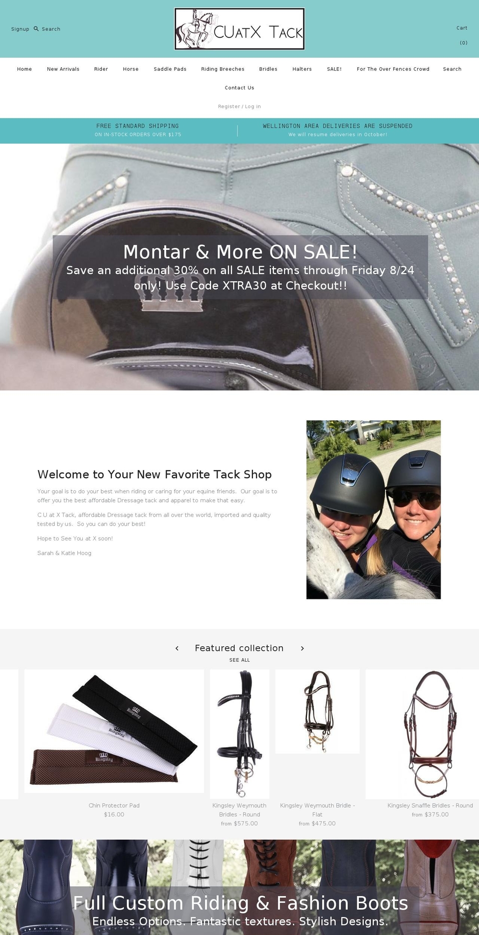 cuatxtack.com shopify website screenshot