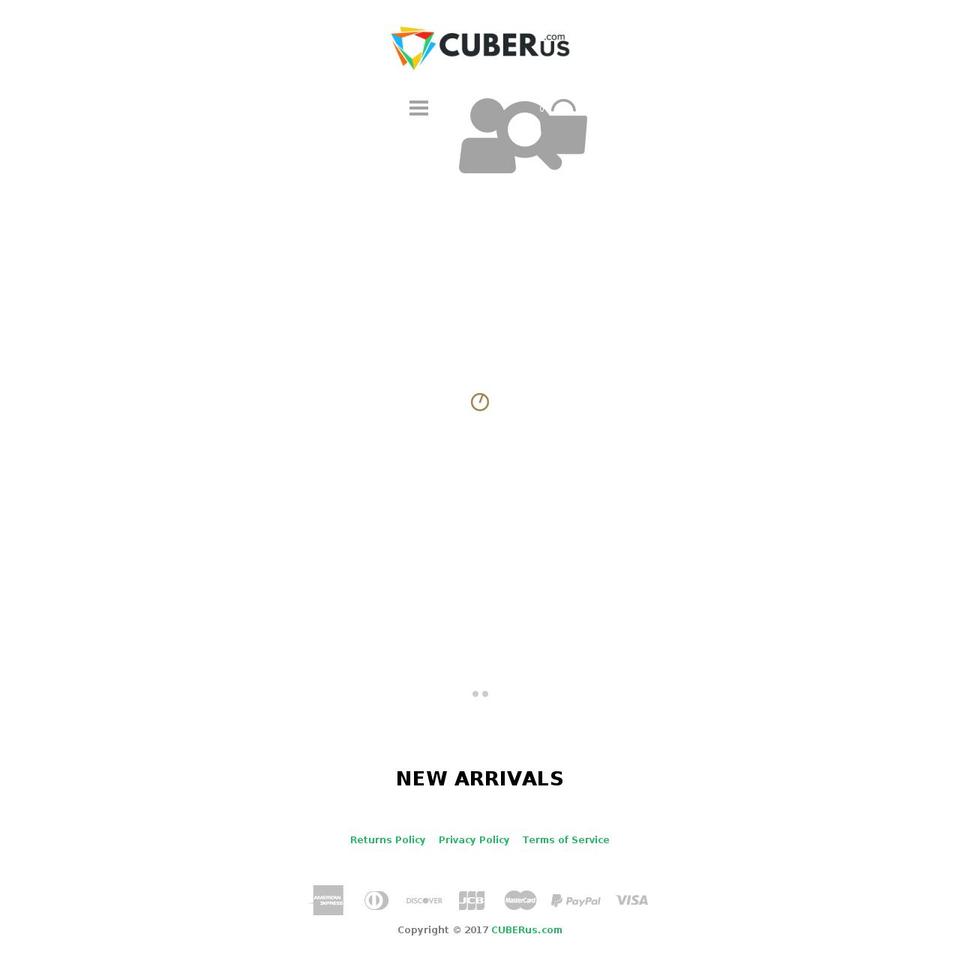 cuberus.com shopify website screenshot