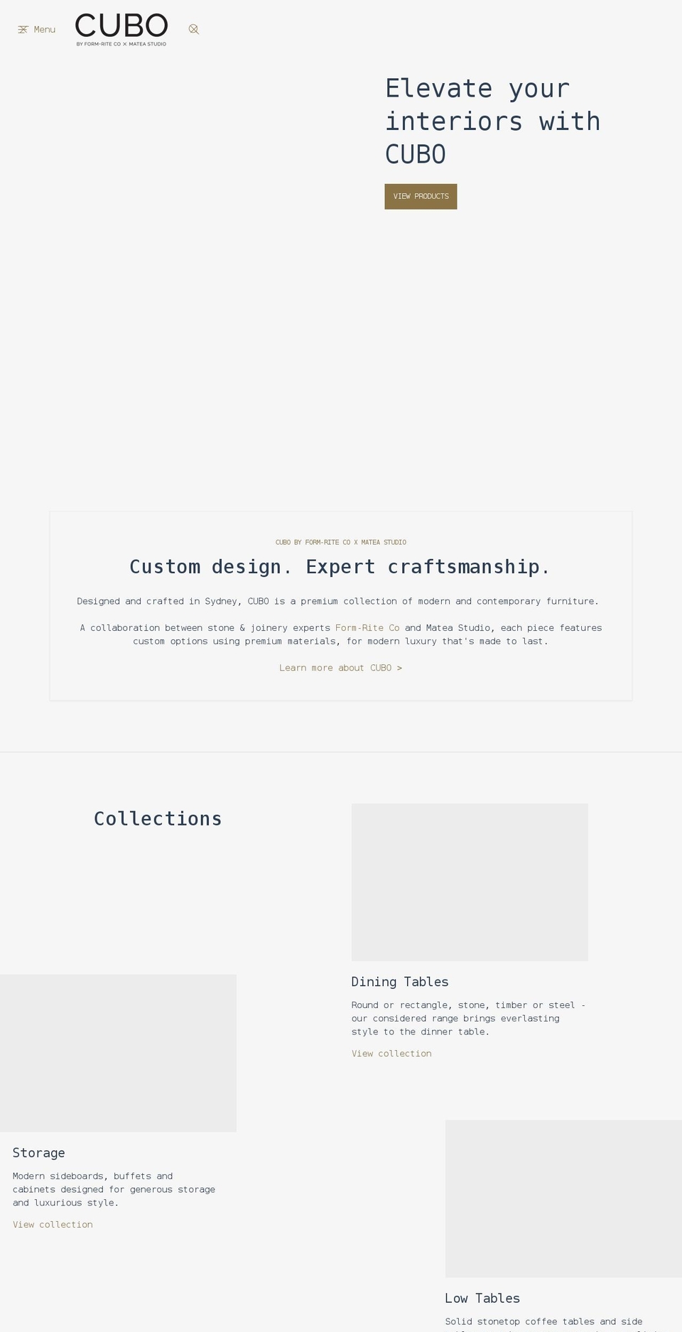 cuboco.com.au shopify website screenshot