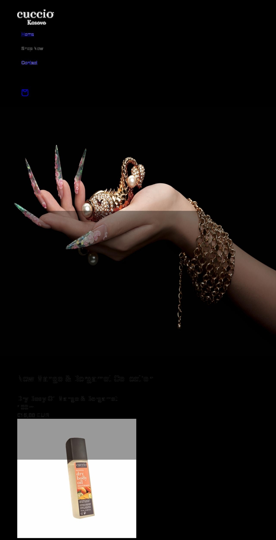 cuccioks.com shopify website screenshot