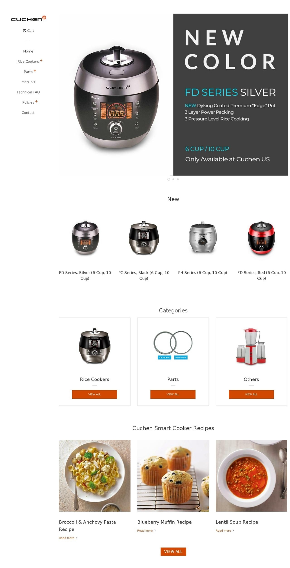 cuchenus.com shopify website screenshot