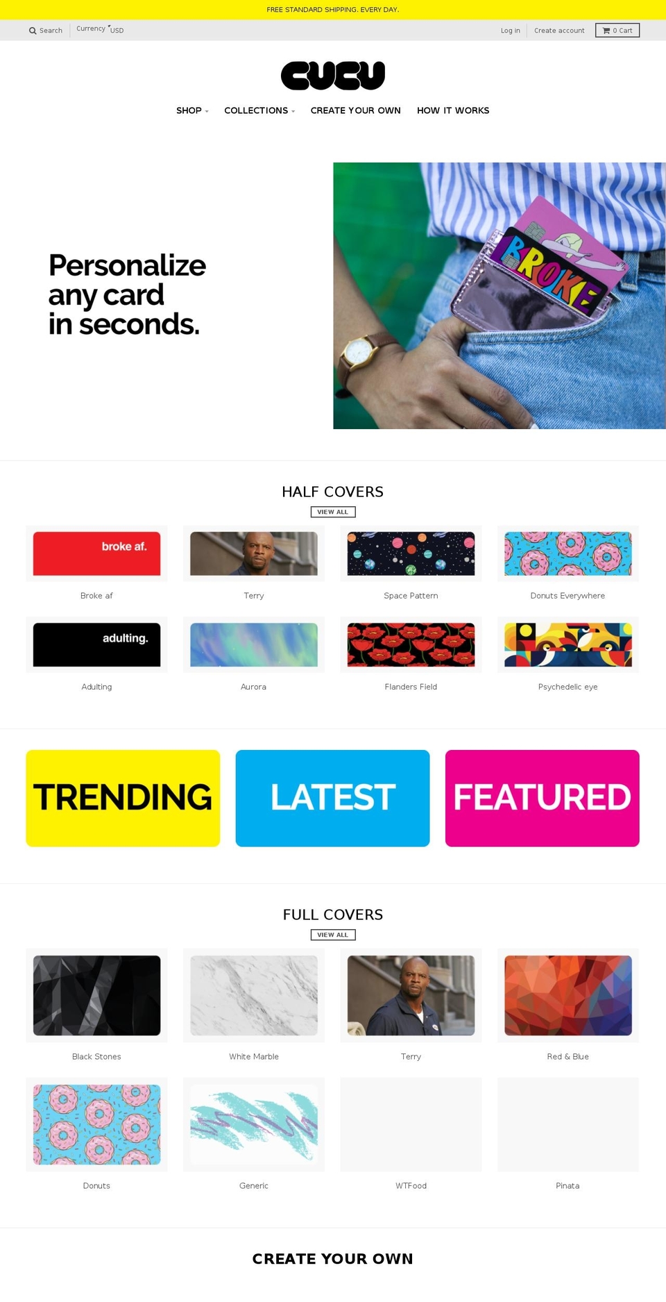 cucucovers.com shopify website screenshot