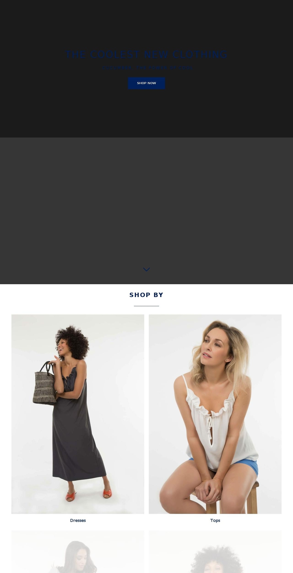 Wholesale Shopify theme site example cucumberclothing.com
