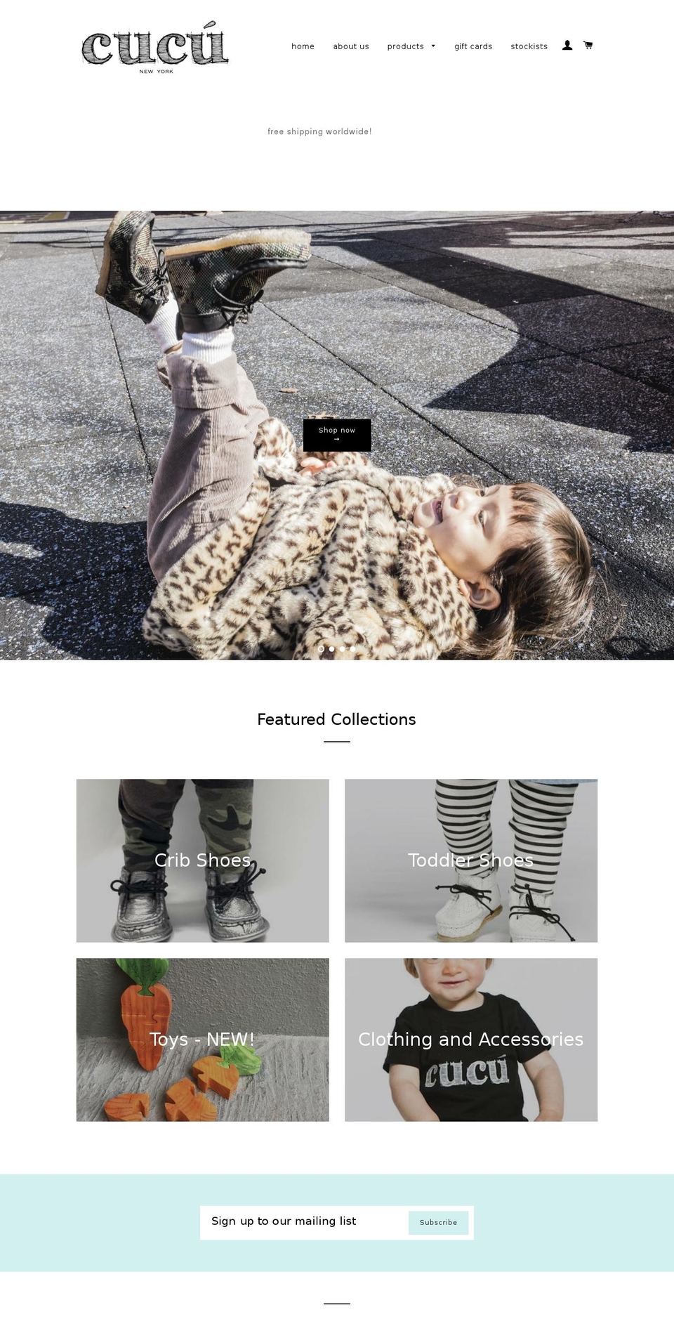 cucunewyork.com — Shopify storefront screenshot