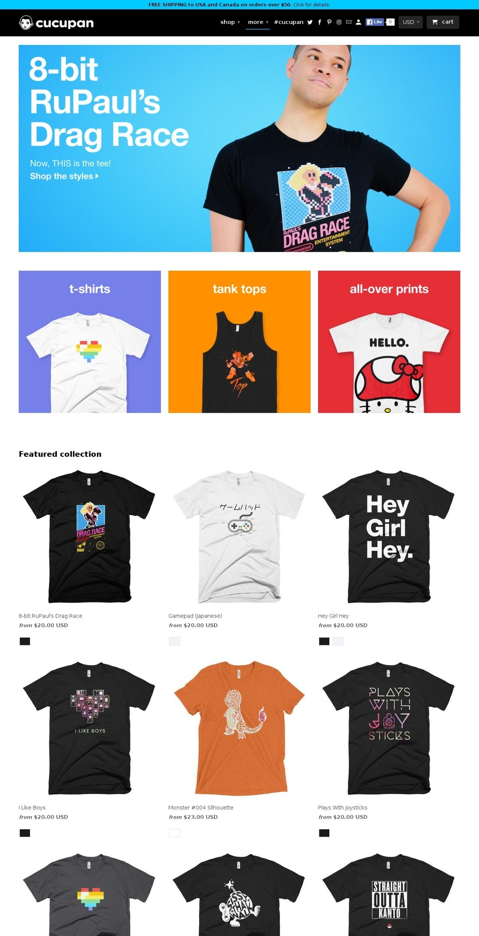 cucupan.com shopify website screenshot