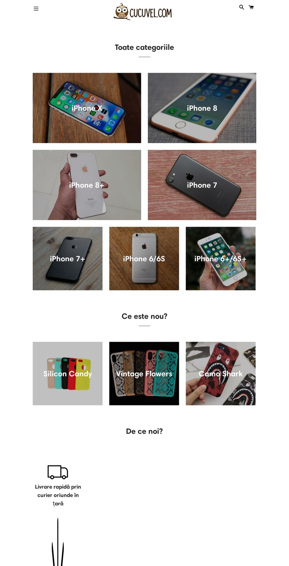 cucuvel.com — Shopify storefront screenshot