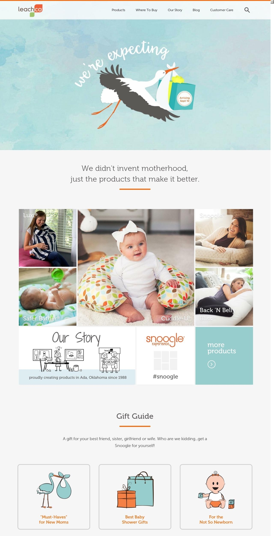 cuddle-u.com — Shopify storefront screenshot