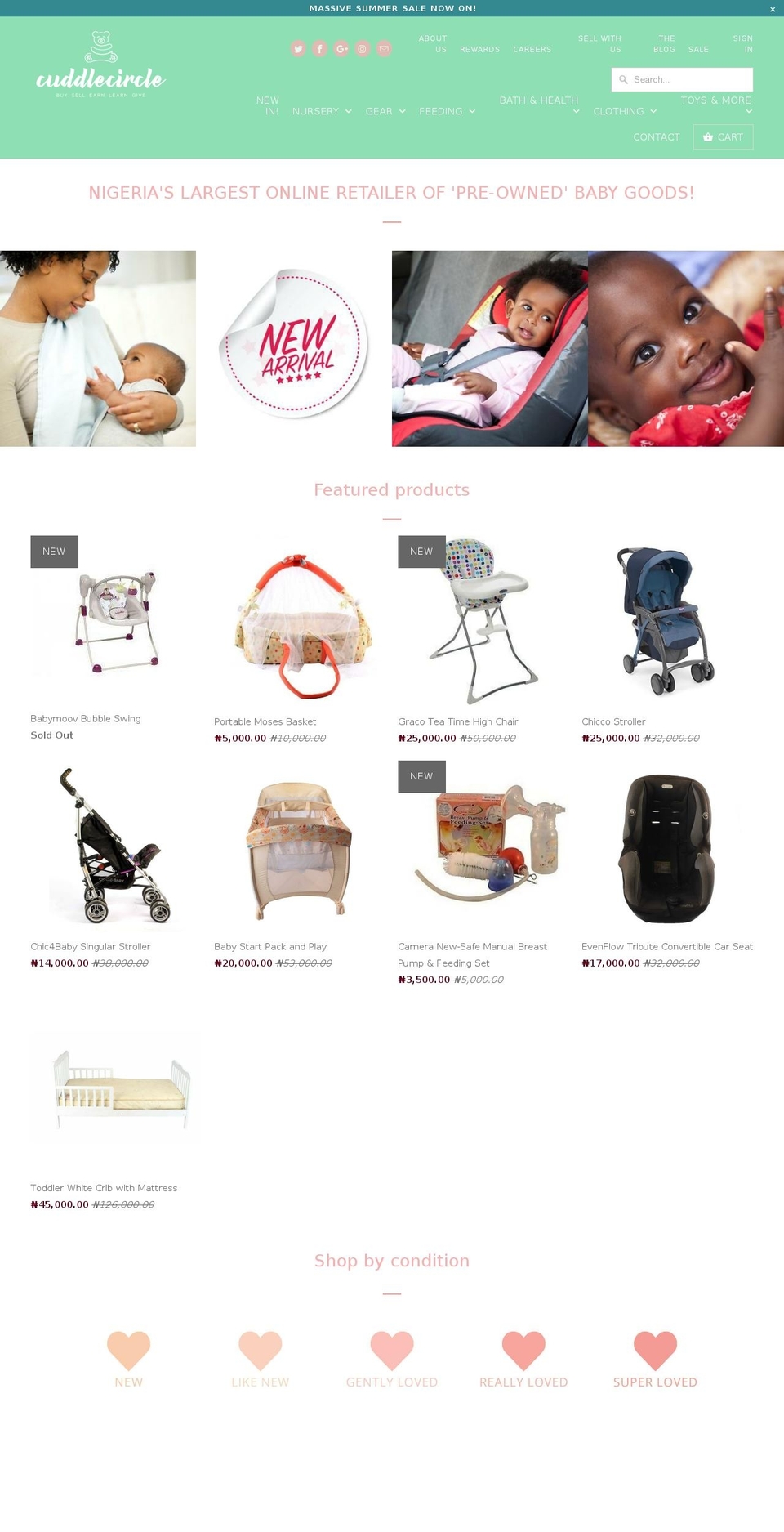 cuddlecircle.com shopify website screenshot