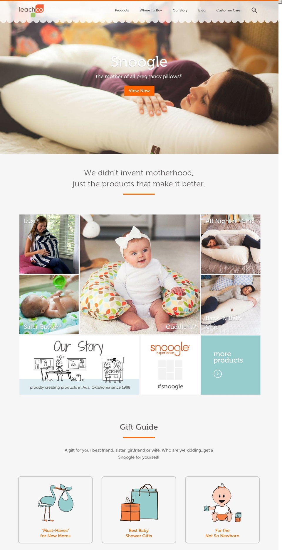 Leachco Shopify theme site example cuddleu2.info