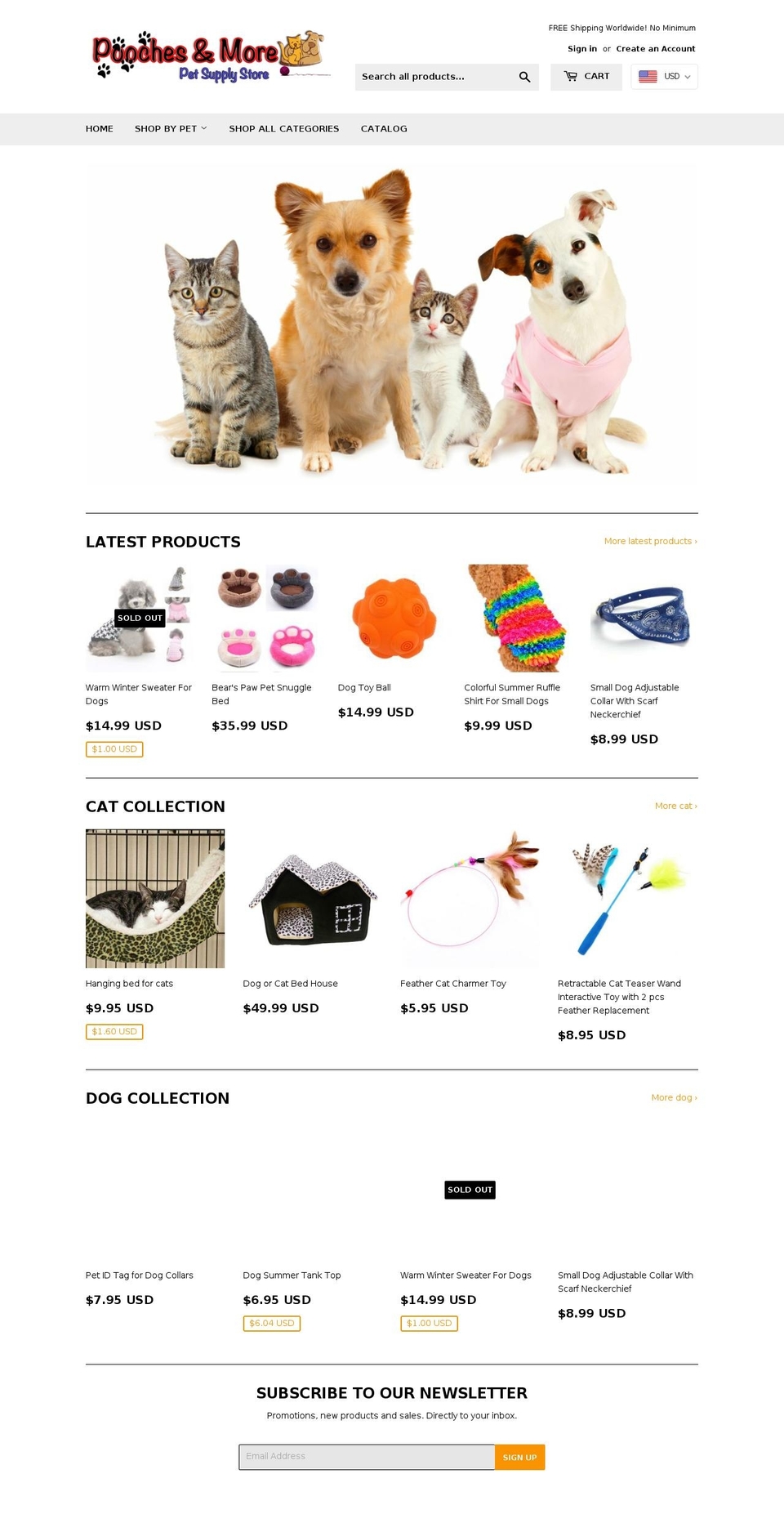 cuddlykritters.com — Shopify storefront screenshot