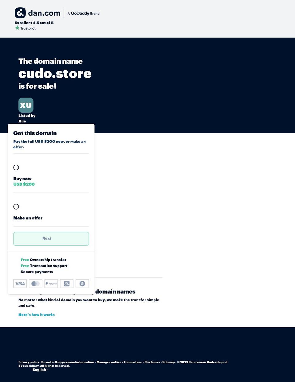 cudo.store shopify website screenshot