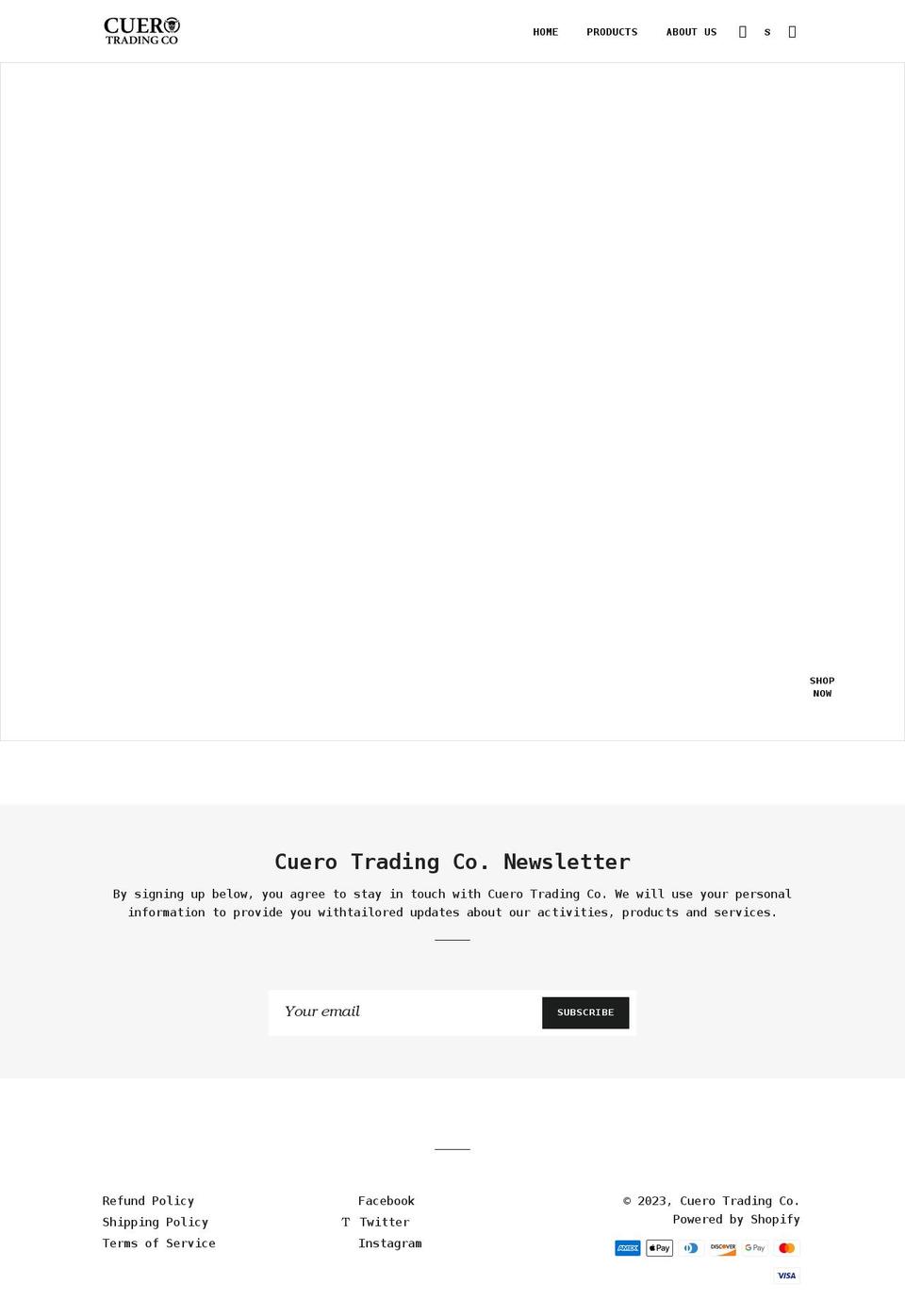 OG THEME Shopify theme site example cuerotrading.com