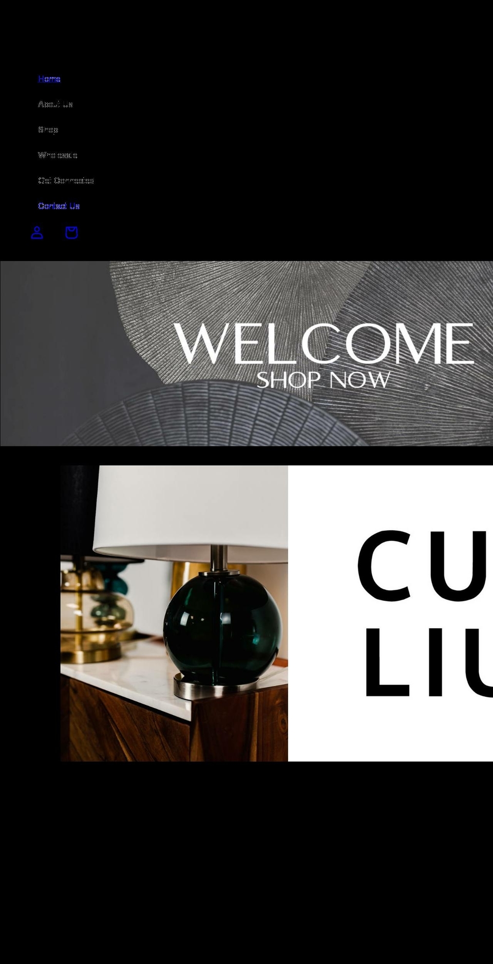 cui-liu.com shopify website screenshot