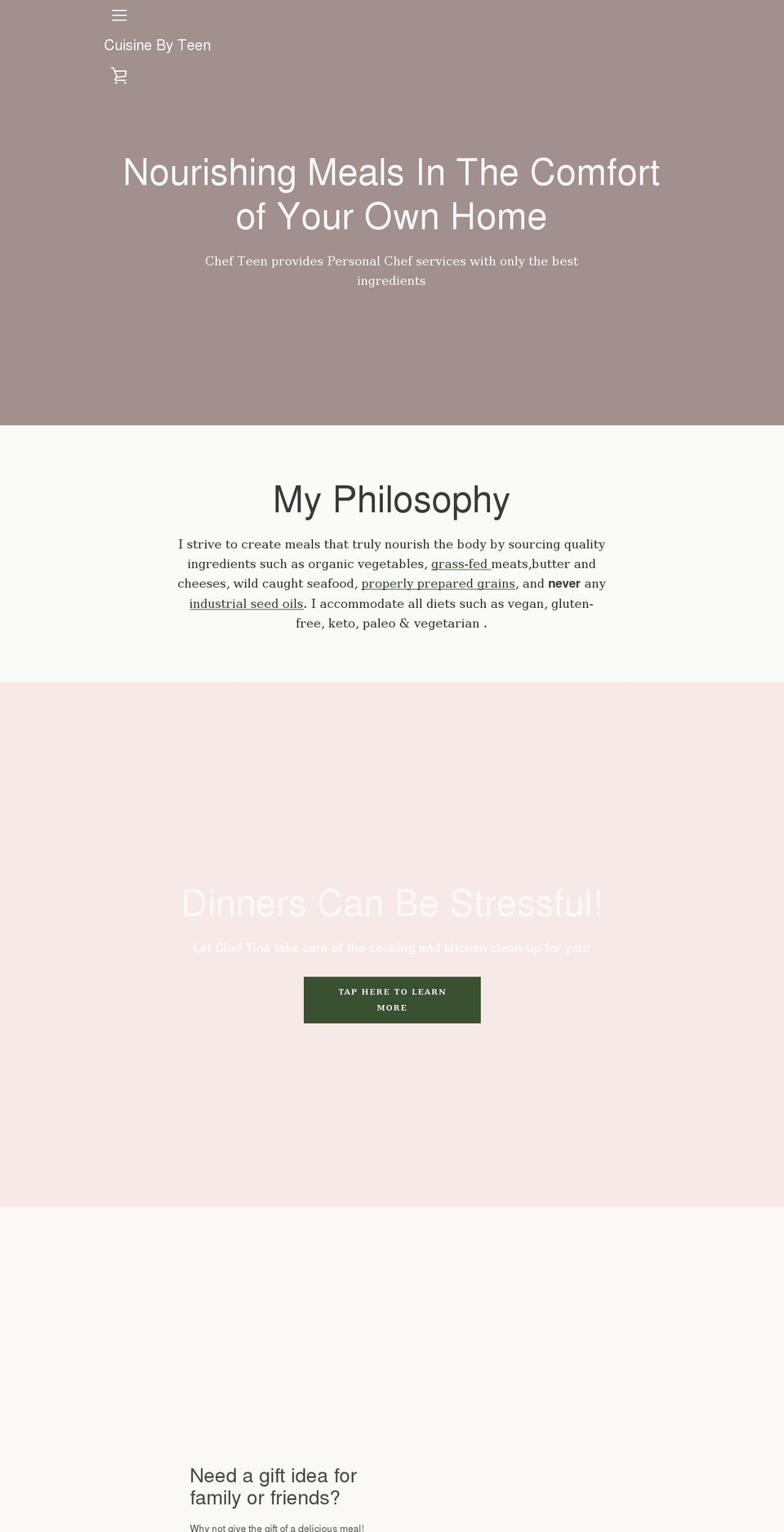 cuisinebyteen.com shopify website screenshot