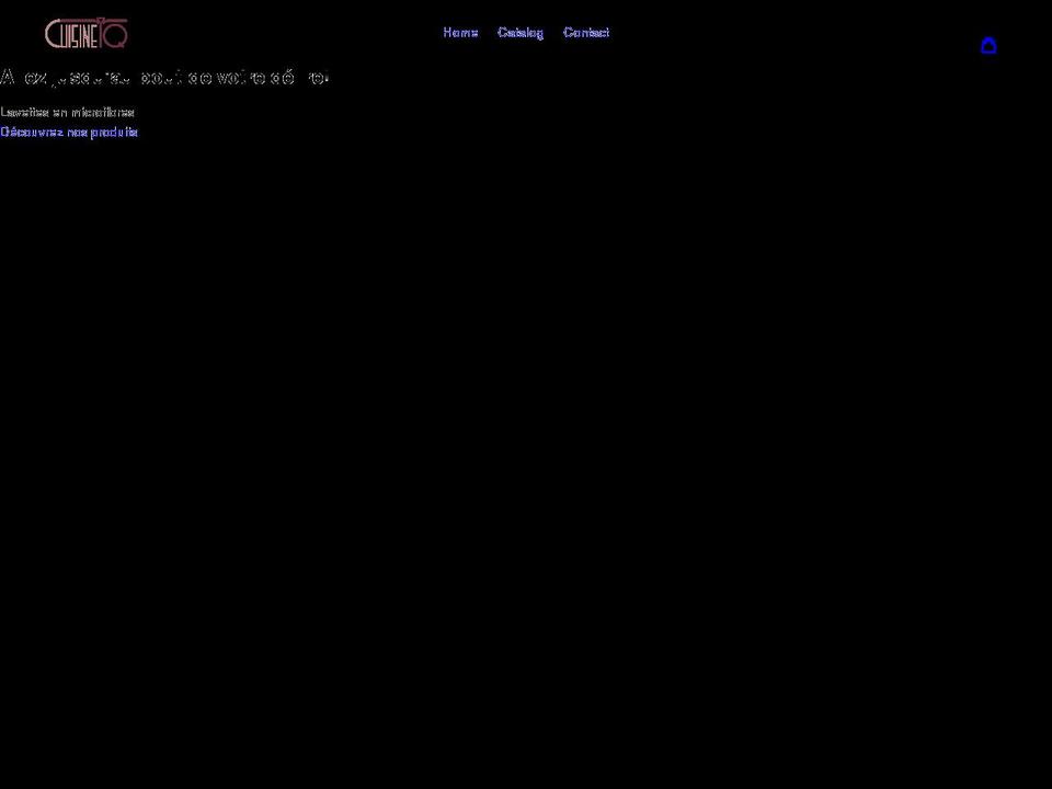 cuisineiq.com shopify website screenshot