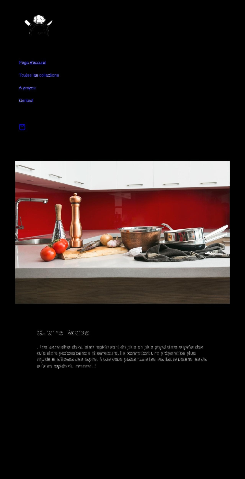 cuisinerapide.fr shopify website screenshot