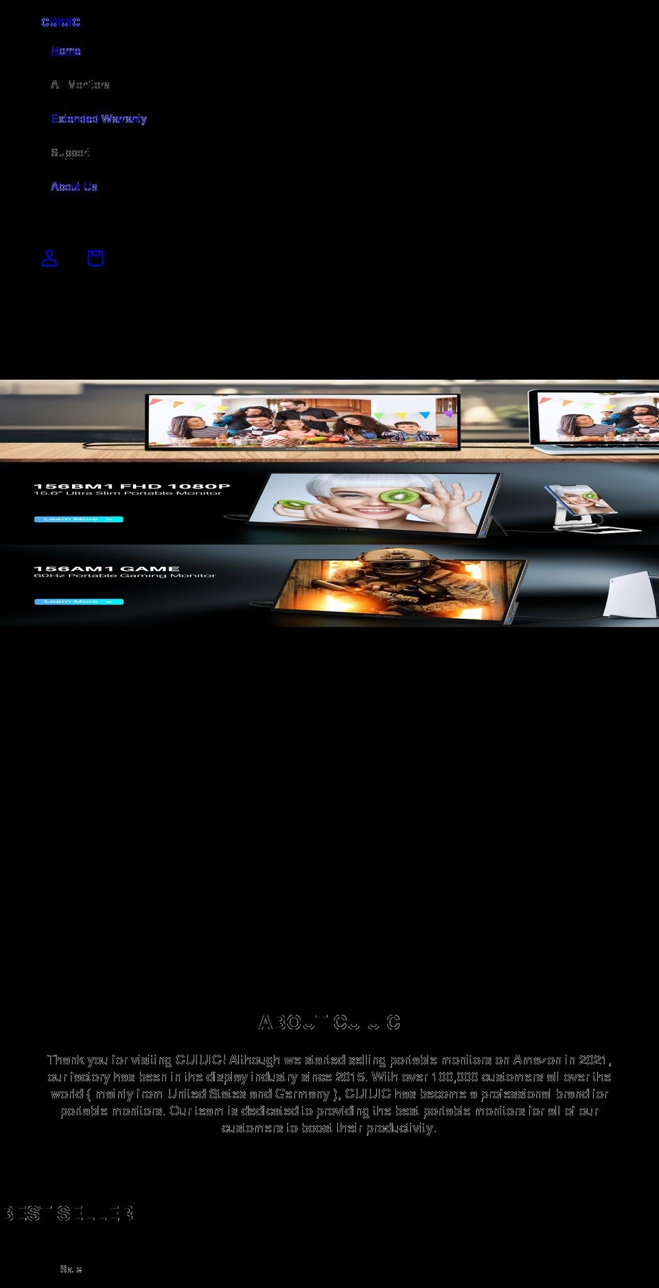 cuiuic.com shopify website screenshot