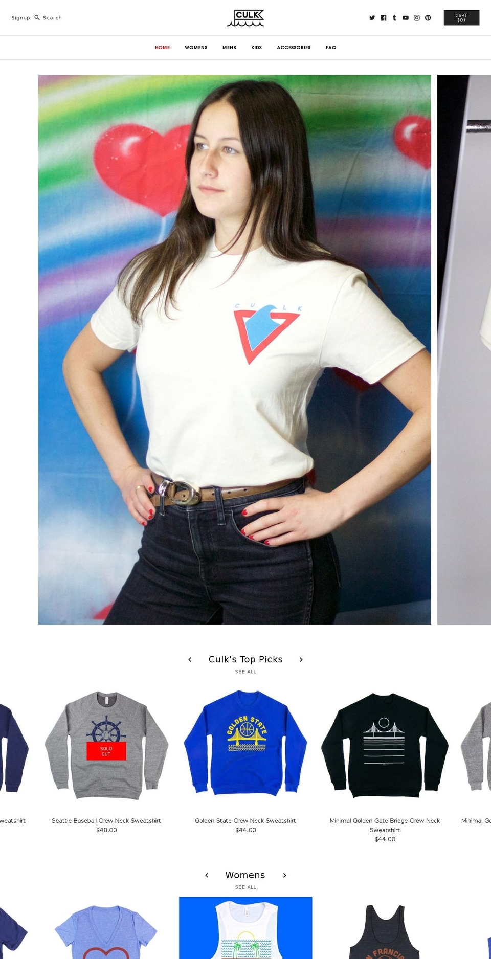 culkink.com shopify website screenshot
