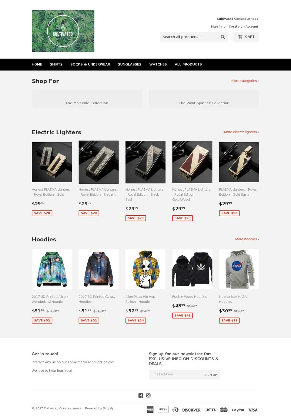 cultivatedconsciousness.com shopify website screenshot