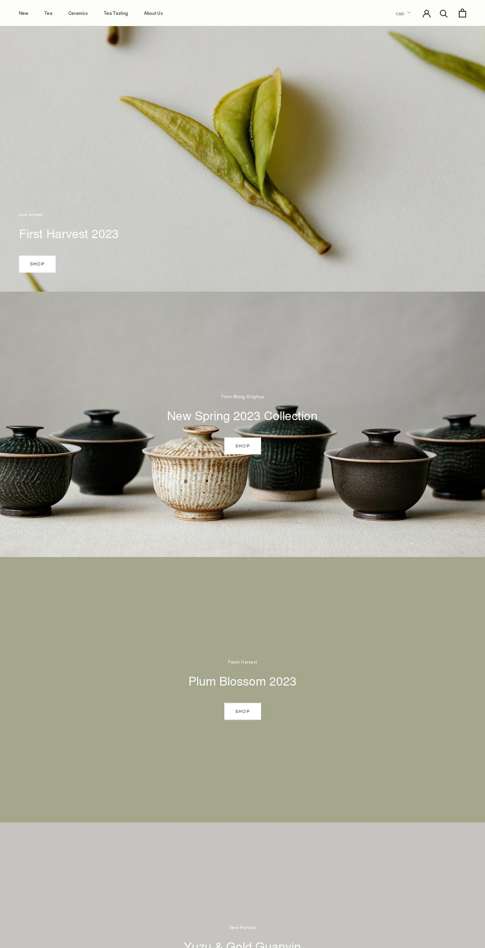 cultivatetea.com shopify website screenshot