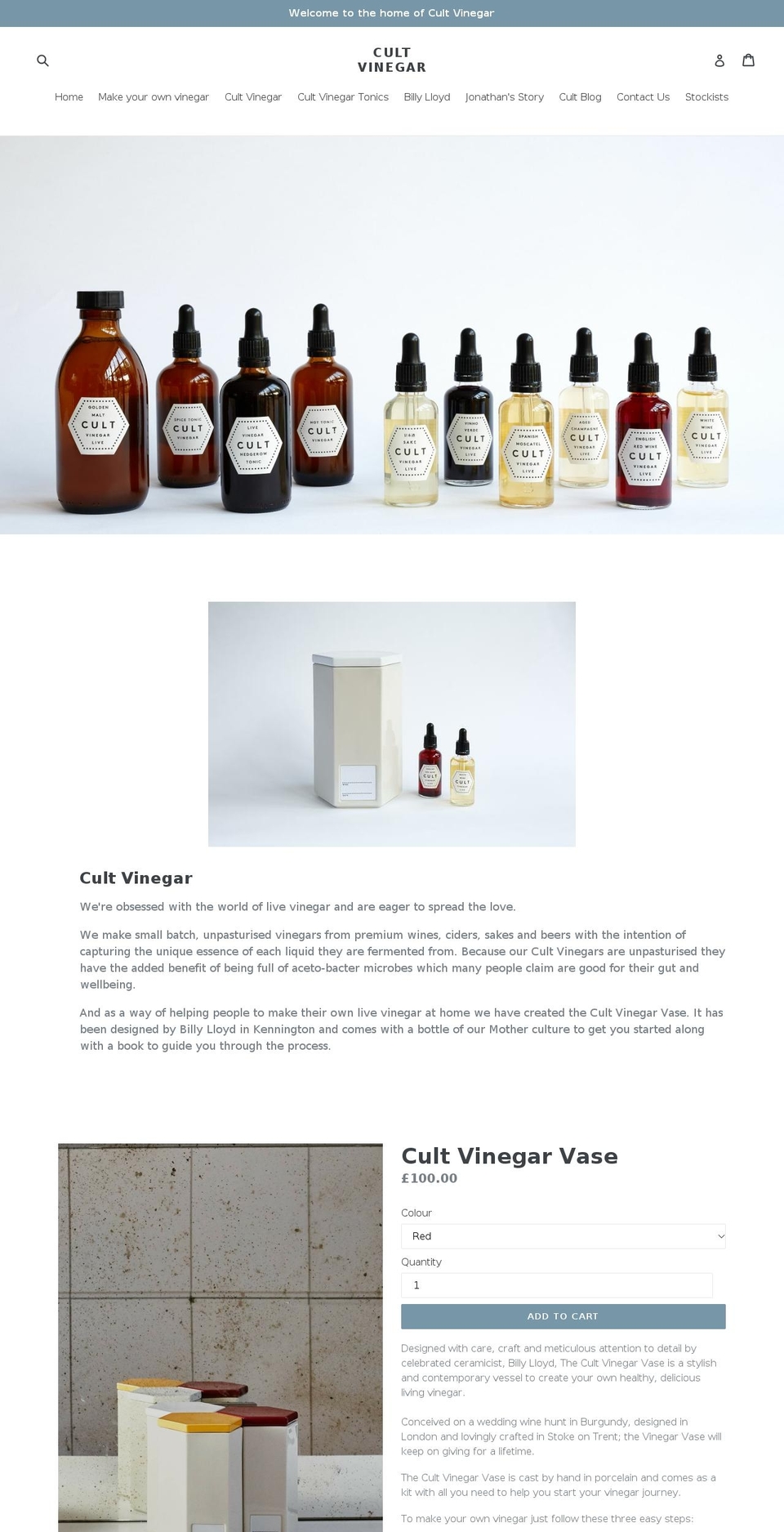 cultkimchi.com — Shopify storefront screenshot