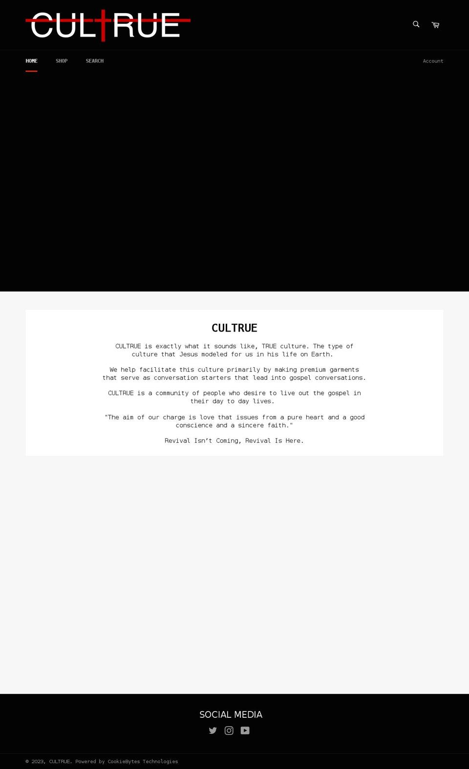 cultrue.org shopify website screenshot