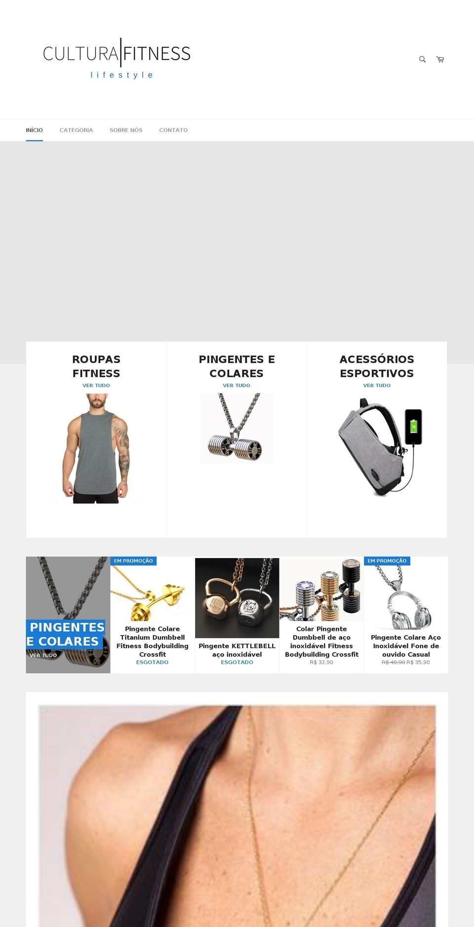 culturafitness.com.br shopify website screenshot