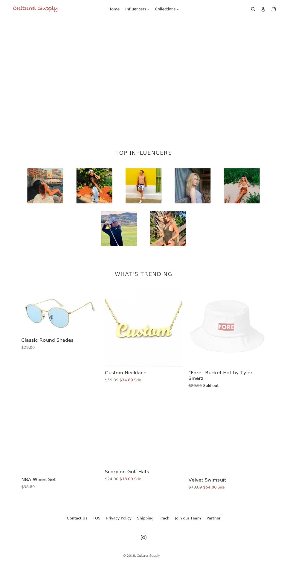 cultural-supply.com — Shopify storefront screenshot
