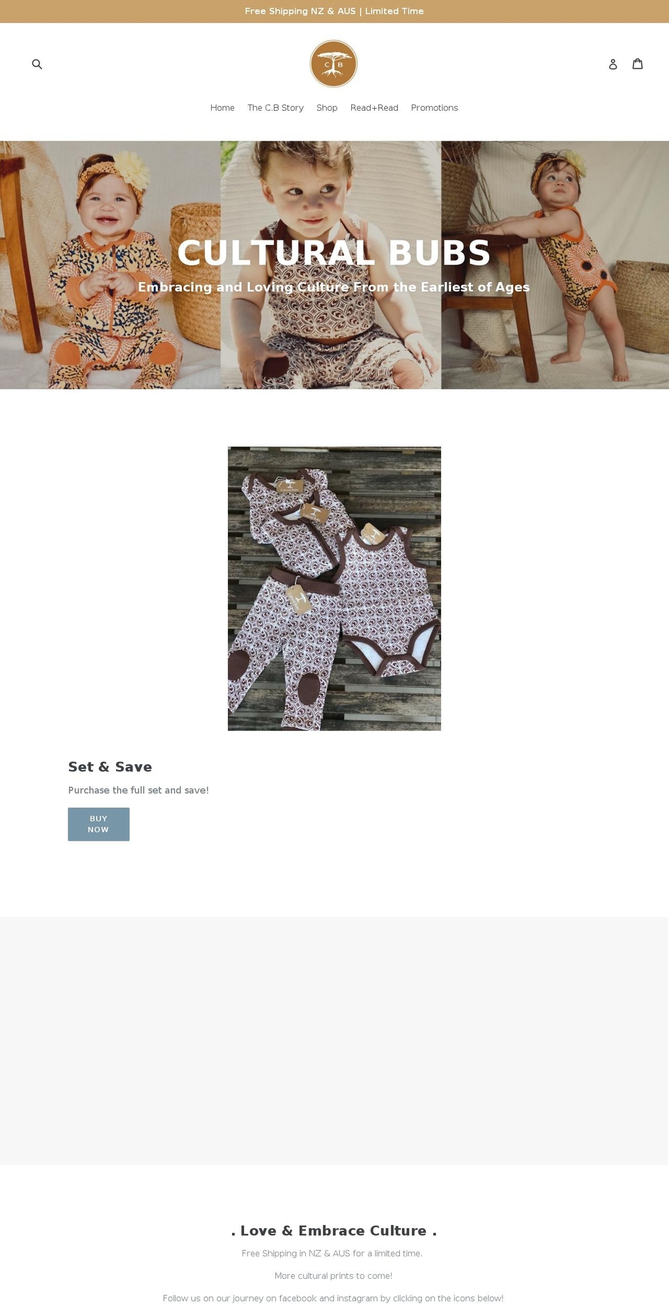 culturalbubs.com — Shopify storefront screenshot