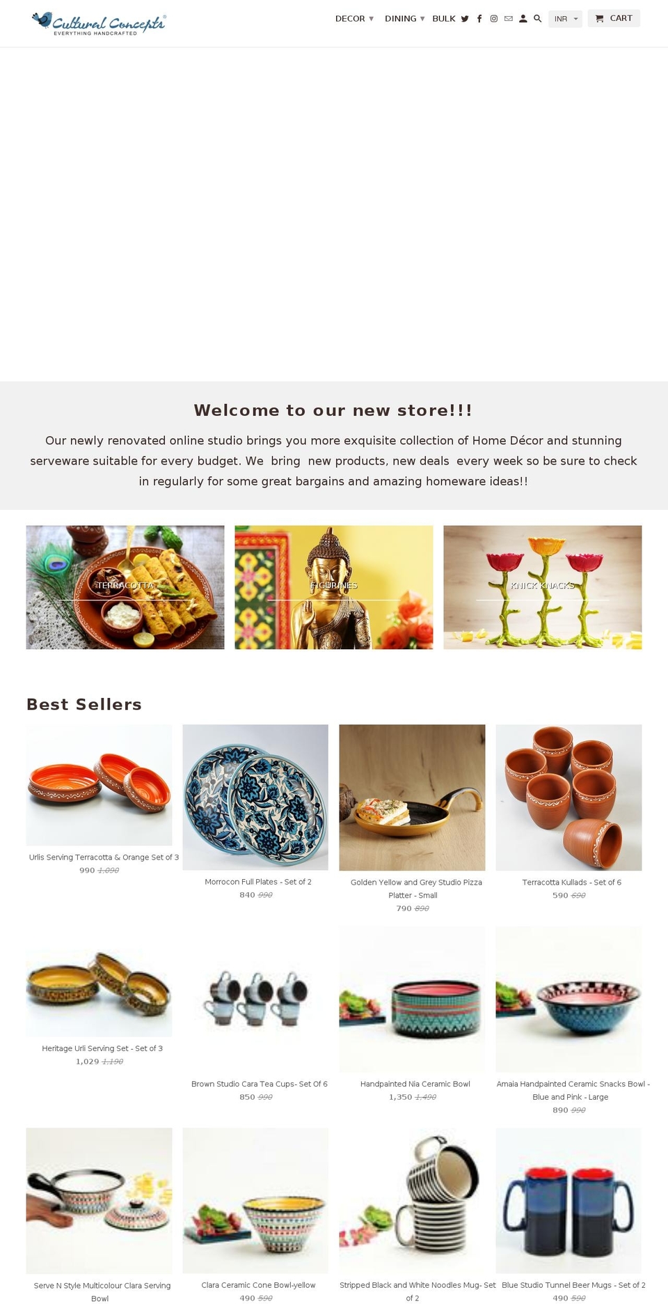 culturalconcepts.in shopify website screenshot