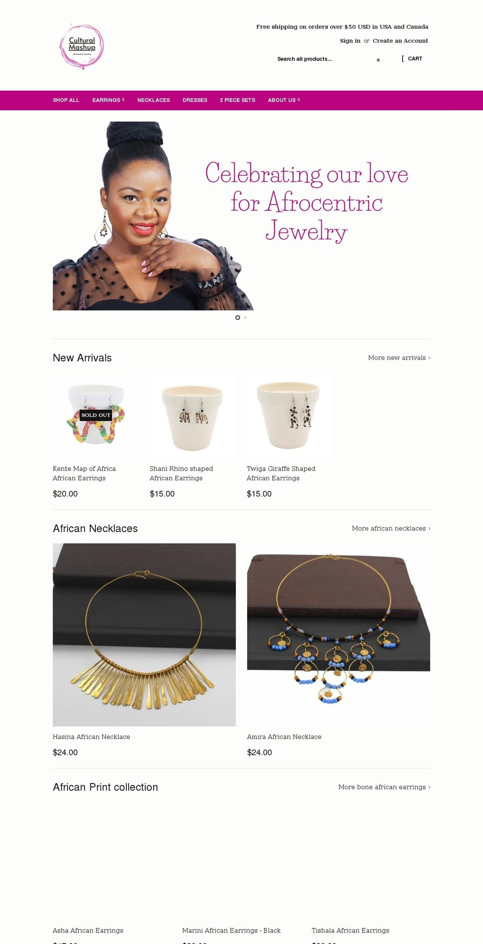 culturalmashup.com shopify website screenshot
