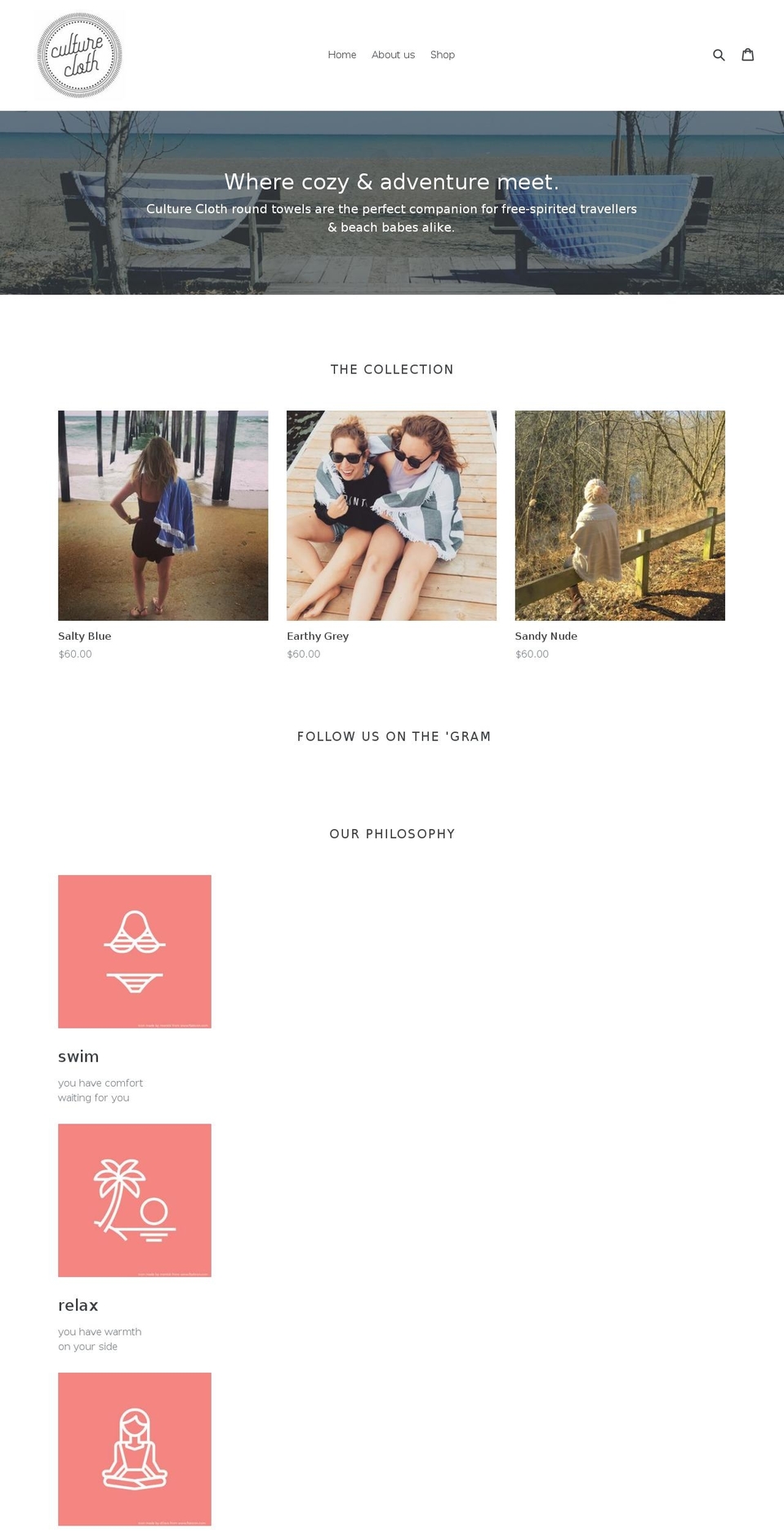 culture-cloth.com — Shopify storefront screenshot