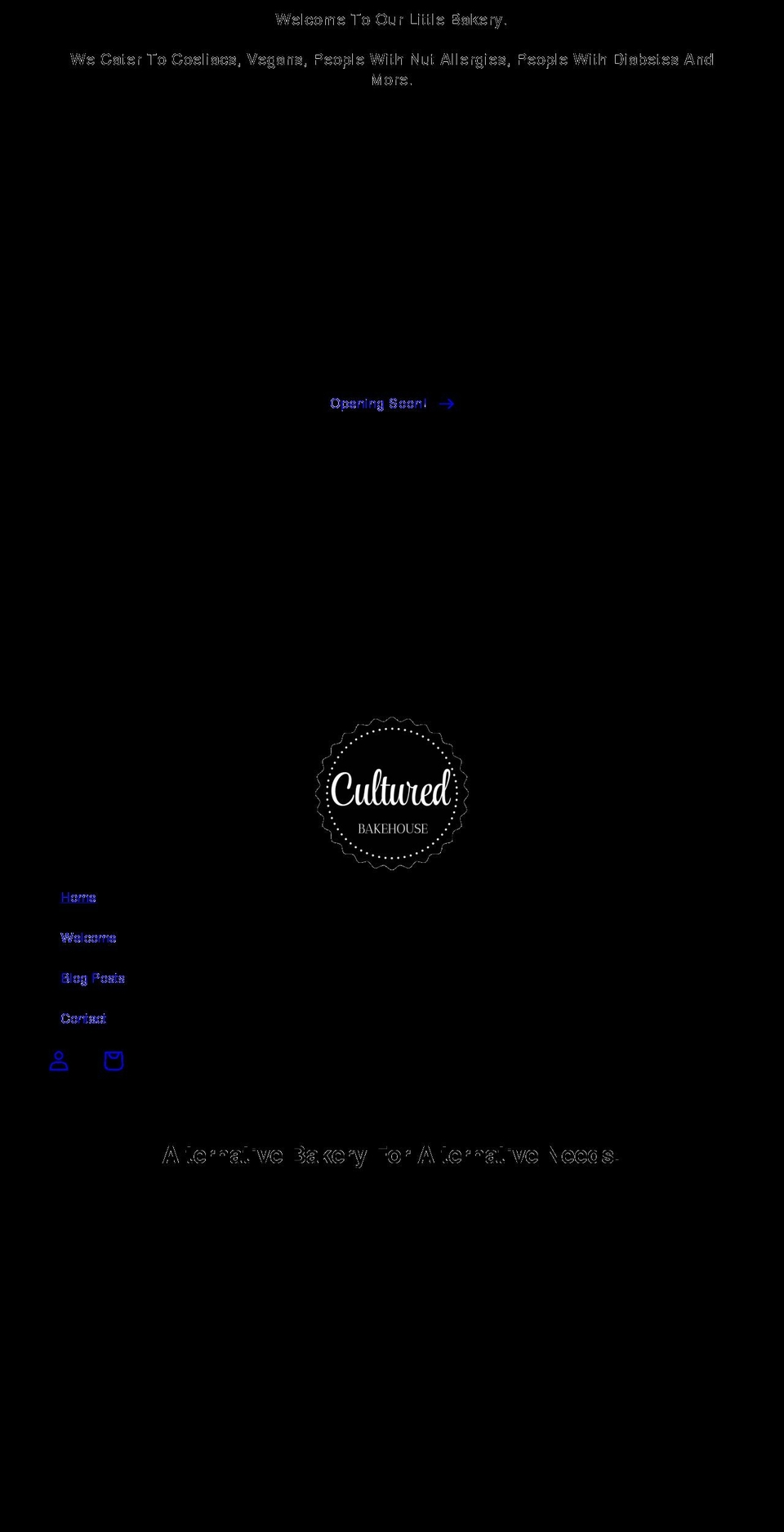 culturedbakehouse.com shopify website screenshot