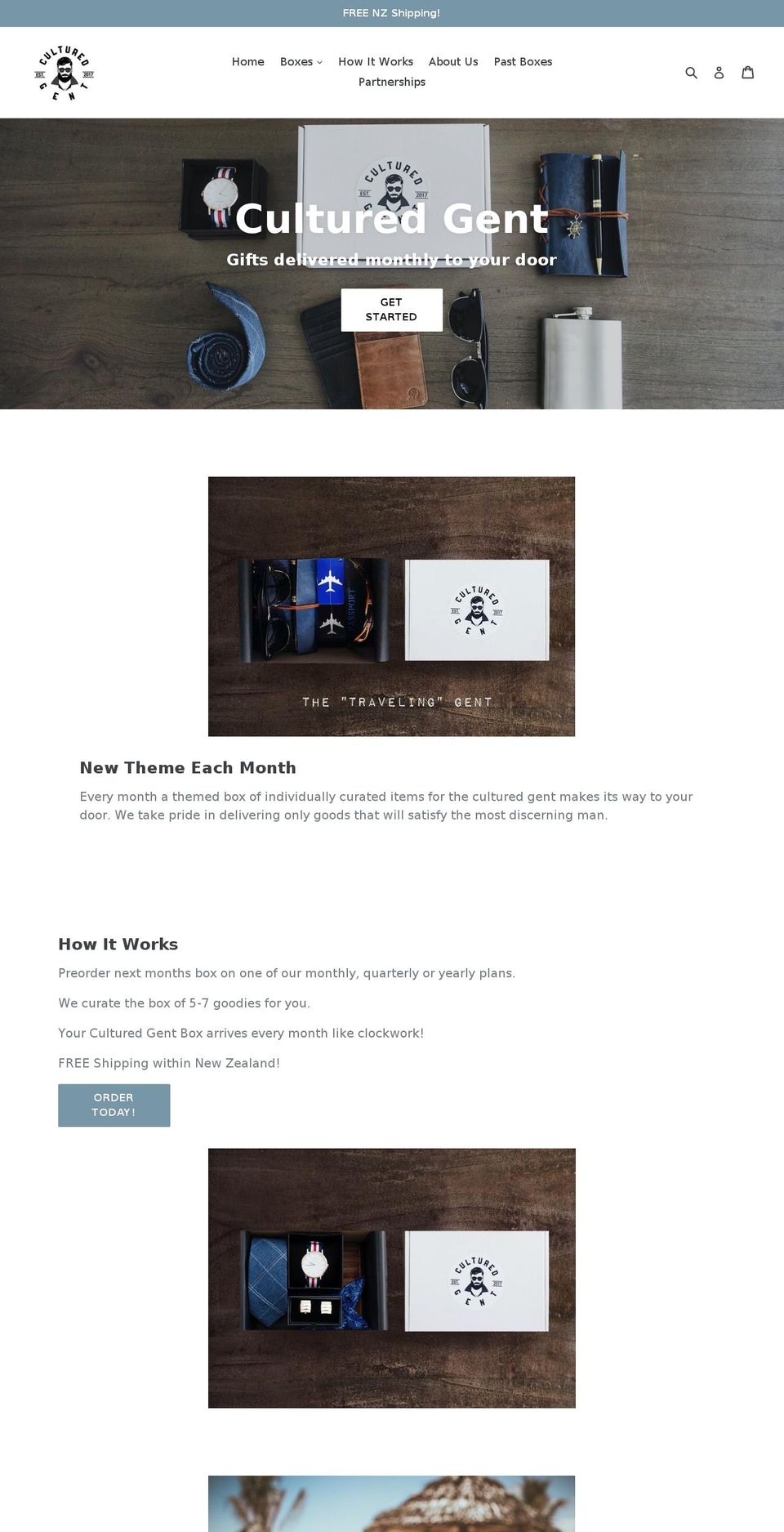 culturedgent.com — Shopify storefront screenshot