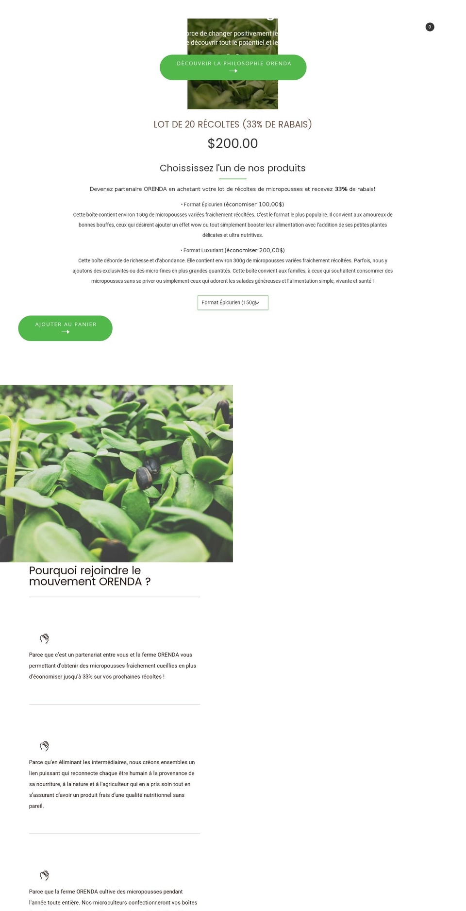 cultureorenda.com — Shopify storefront screenshot