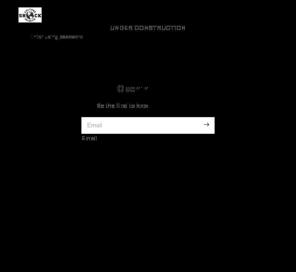 cultureshockunlimited.com — Shopify storefront screenshot