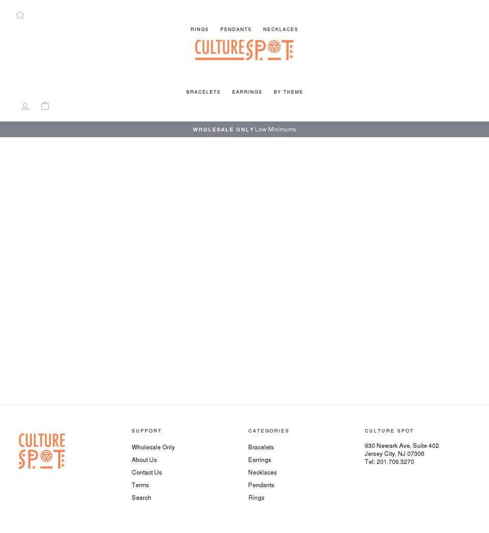 culturespot.com shopify website screenshot