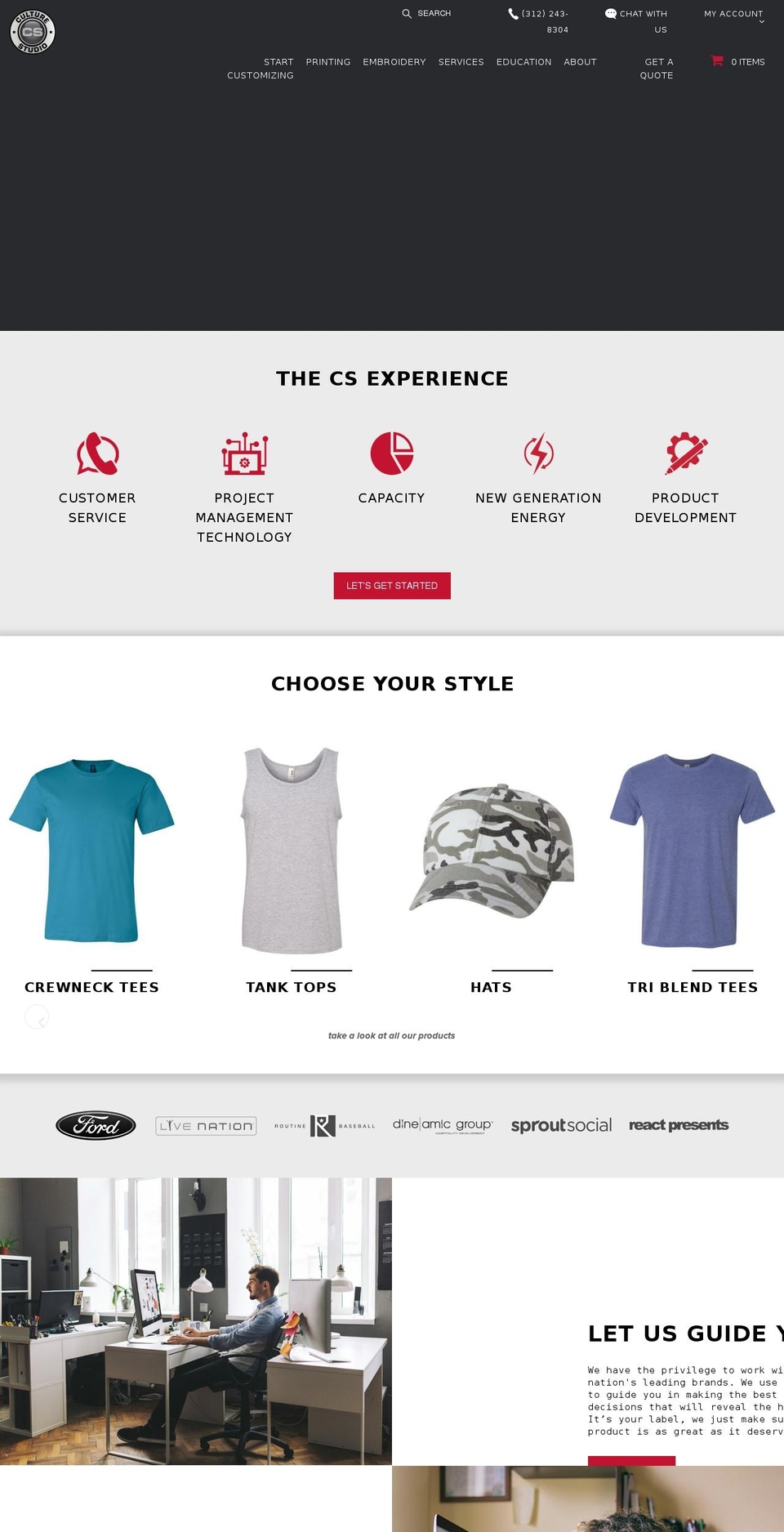 culturestudio.com shopify website screenshot