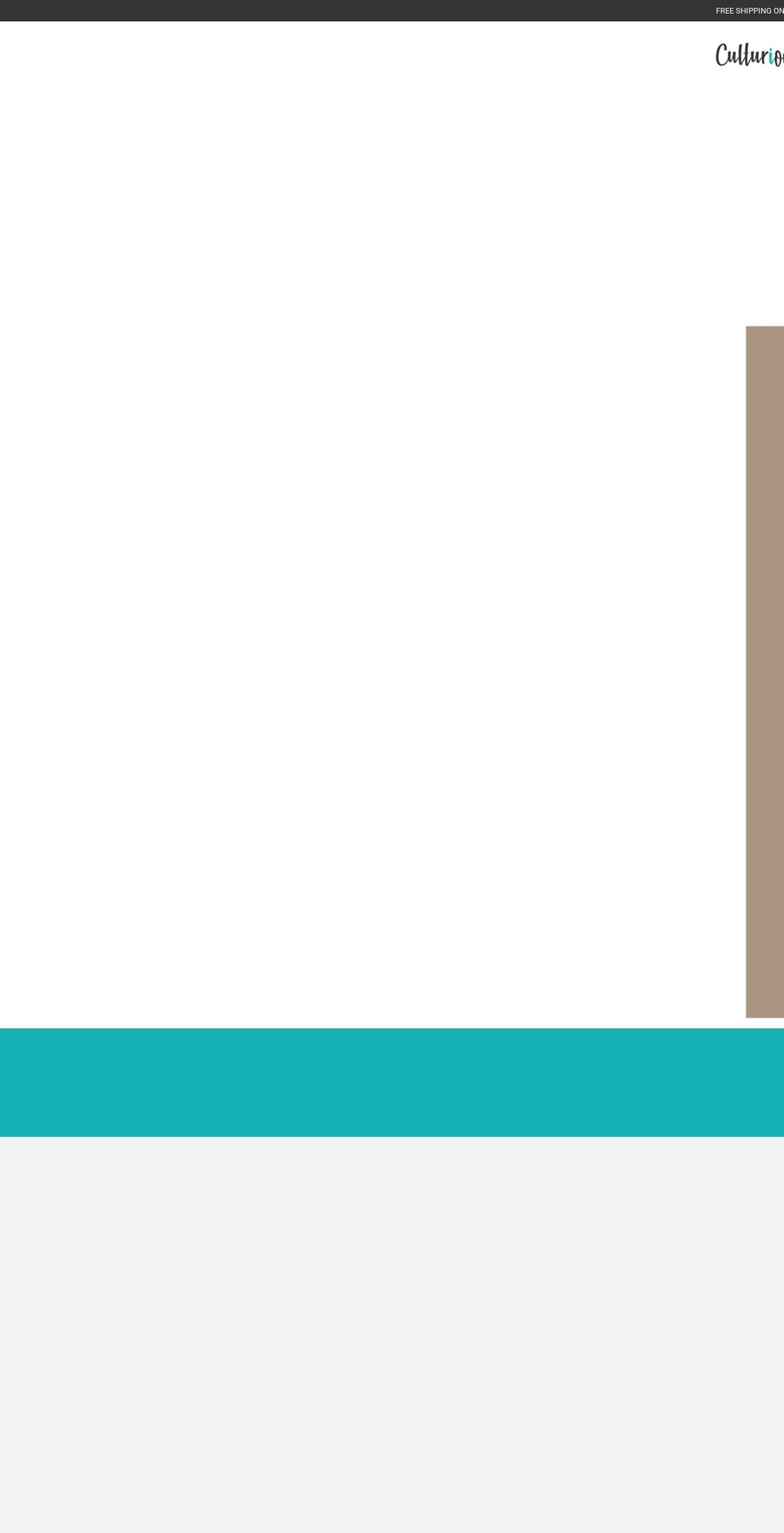 culturion.com — Shopify storefront screenshot