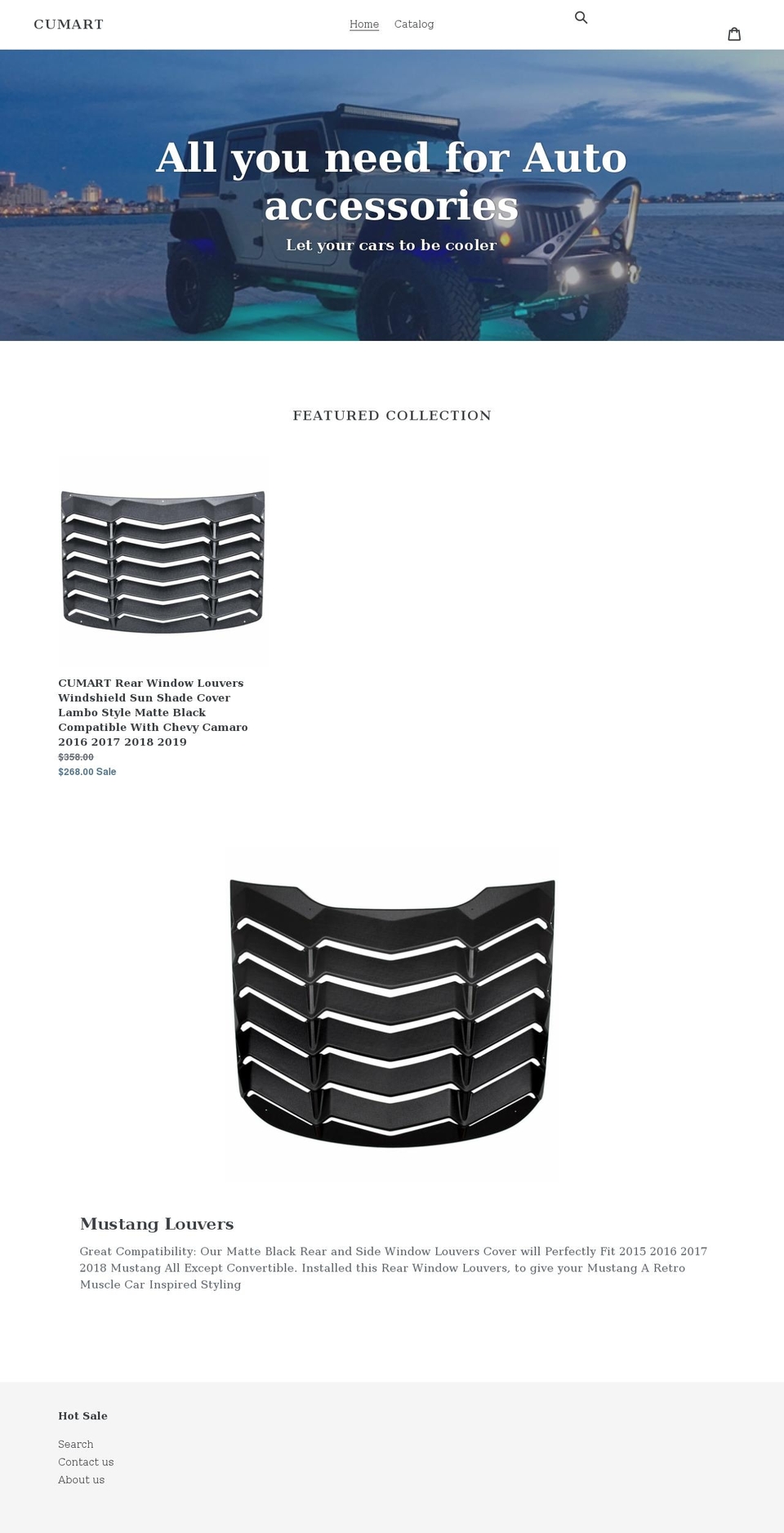 cumarts.com shopify website screenshot