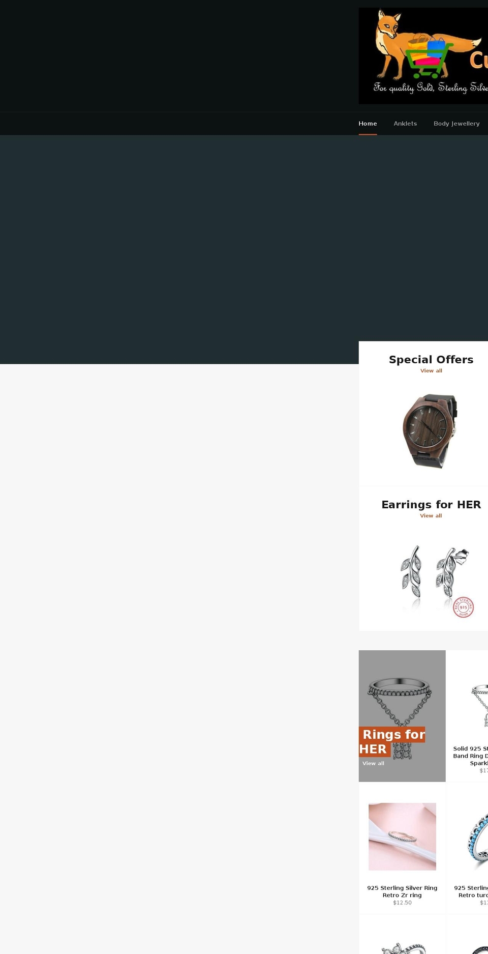 cunningbasket.com — Shopify storefront screenshot