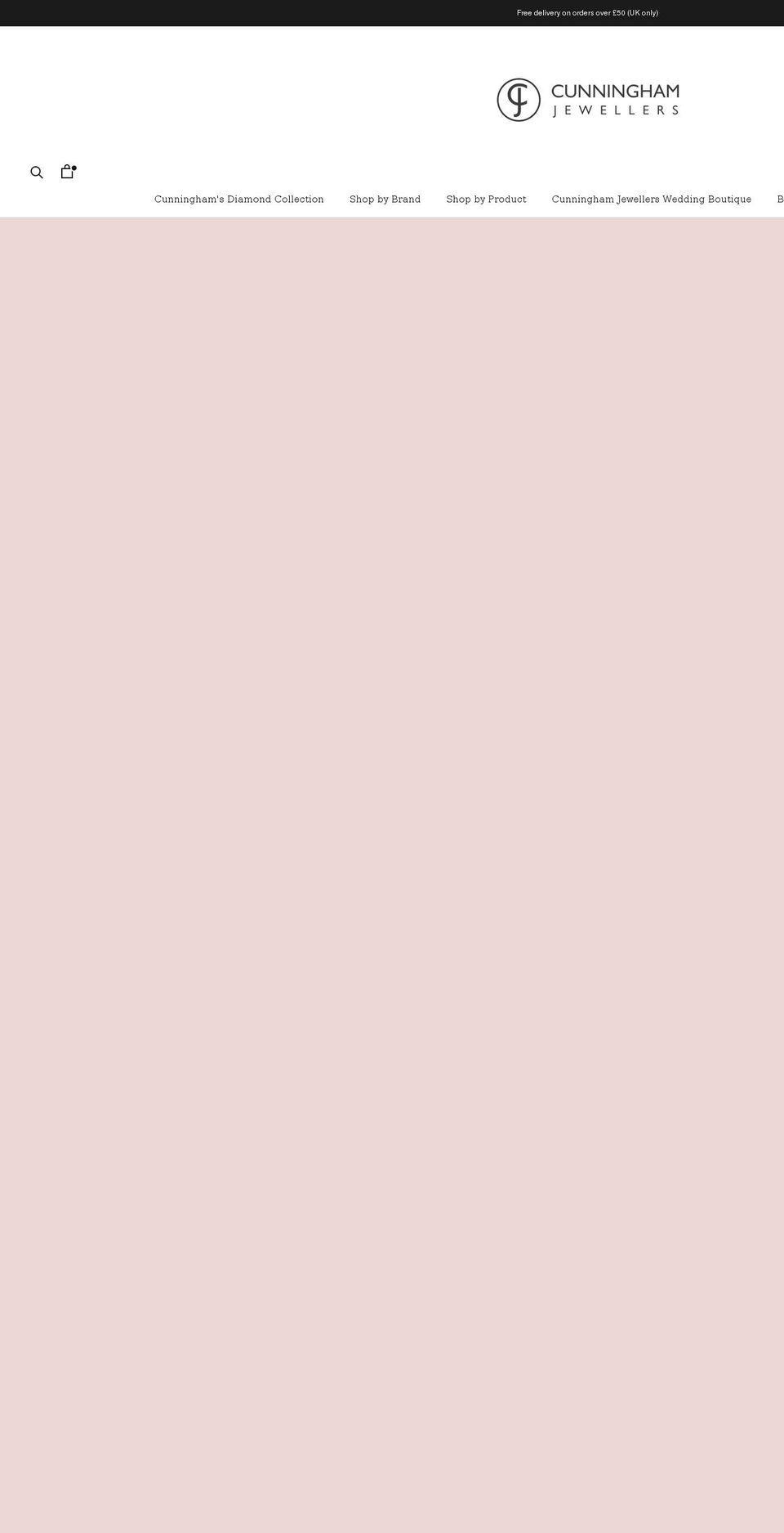 cunninghamjewellers.com shopify website screenshot